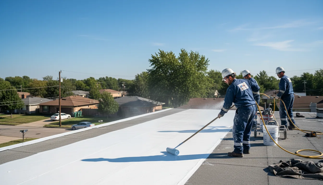Commercial roof coating in Carleton, MI near me